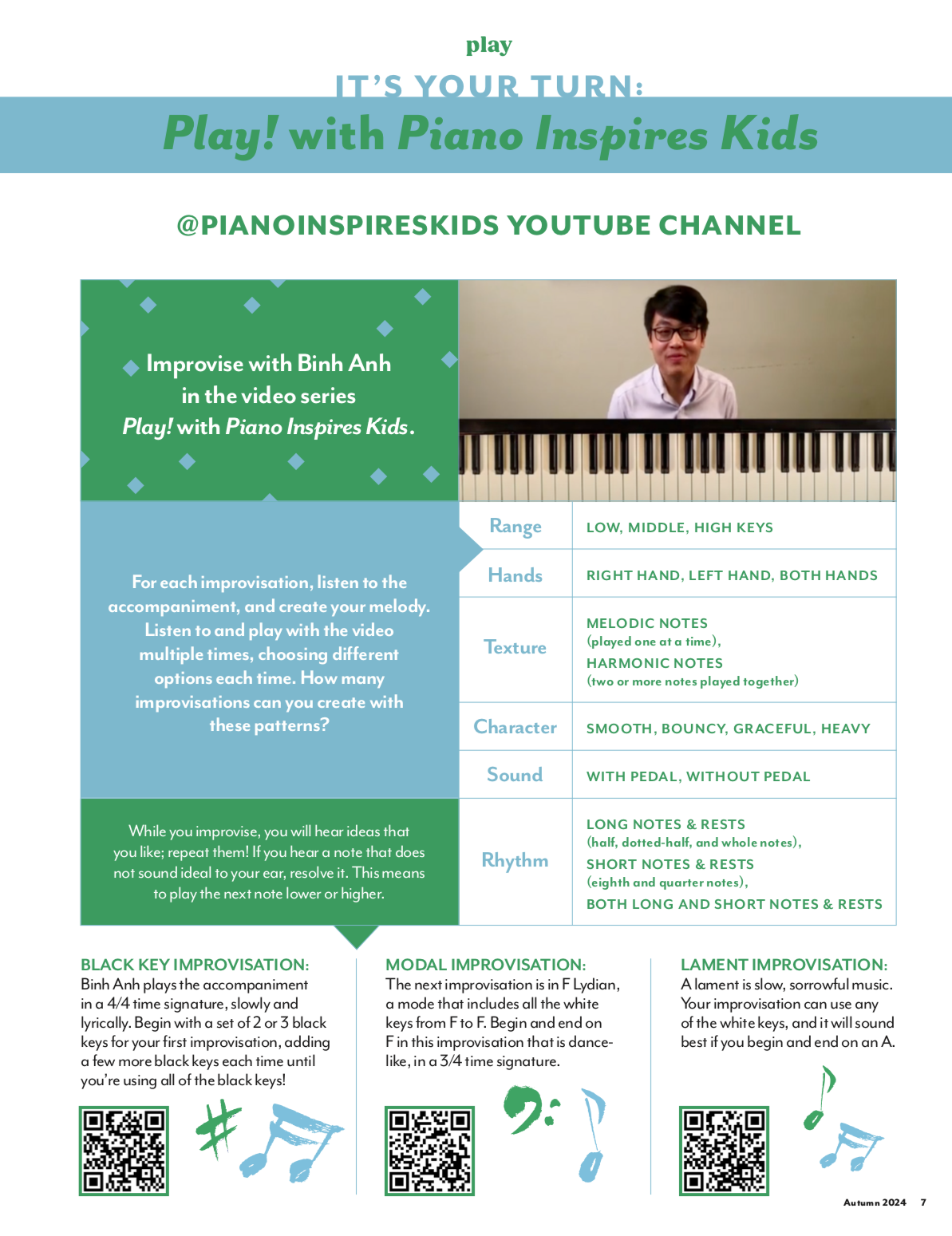 Play! with Piano Inspires Kids