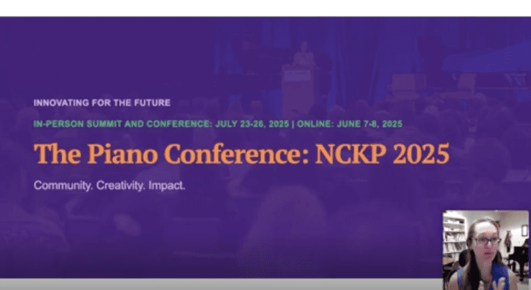 The Piano Conference: NCKP 2025 conference proposal information