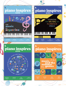 Piano Inspires Kids Covers ad.