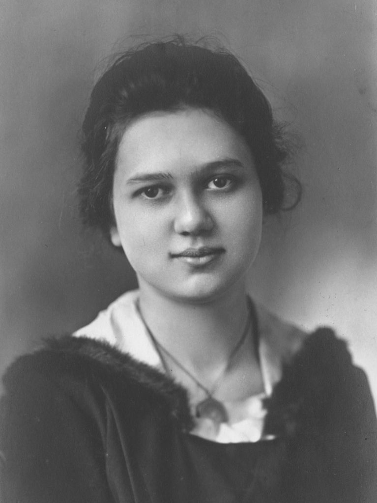 A portrait of composer Ruth Crawford Seeger from the early 1920s.